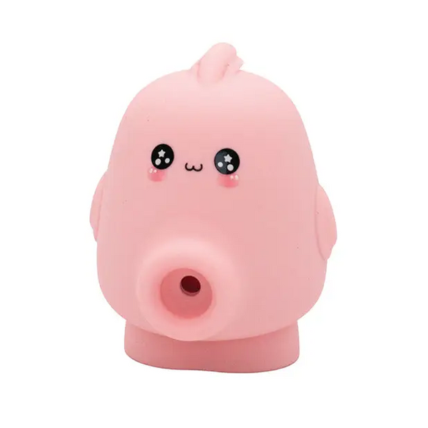 Natalie’s Toy Box Kawaii Kiss Clit Flicker & Air Stimulator - Pink - Stimulators