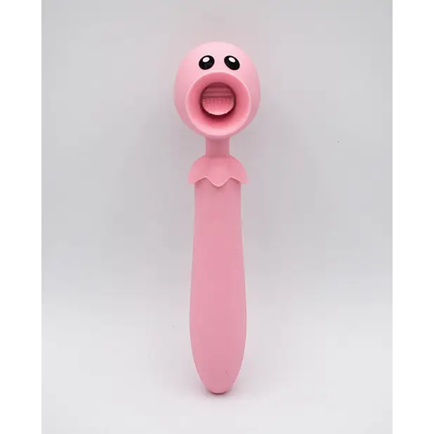 Natalie’s Toy Box Lick n’ Stick Clit Flicker & G-Spot Vibe - Pink - Stimulators