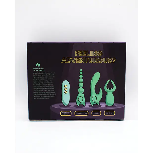 Natalie’s Toy Box Pleasure Hunter 3 Pc Kit - Mint - Vibrators