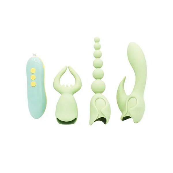 Natalie’s Toy Box Pleasure Hunter 3 Pc Kit - Mint - Vibrators