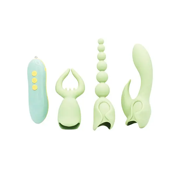 Natalie’s Toy Box Pleasure Hunter 3 Pc Kit - Mint - Vibrators