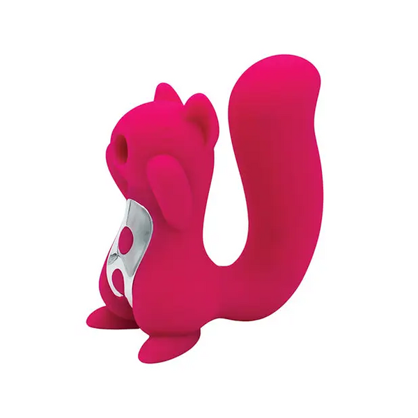 Natalie’s Toy Box Screaming Squirrel Pulsing and Vibrating - Red - Vibrators