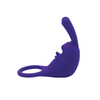 Natalie’s Toy Box The Cock Hopper Cock Ring & Bullet Vibrator - Purple - Penis Enhancement