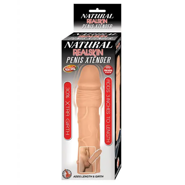 Natural Realskin Penis Extender - Flesh - Penis Enhancement