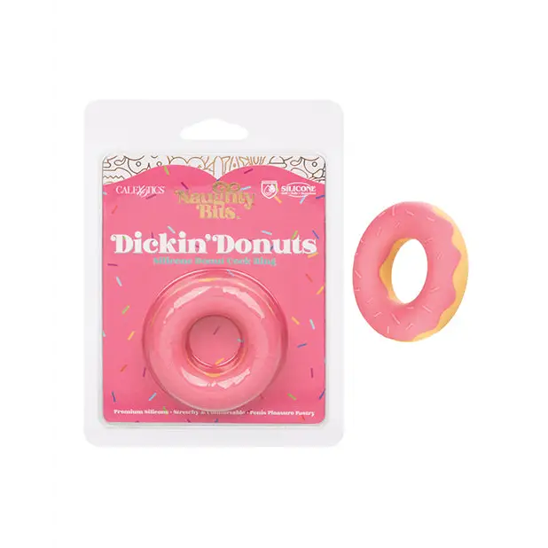 Naughty Bits Dickin’ Donuts Silicone Donut Cock Ring - Penis Enhancement