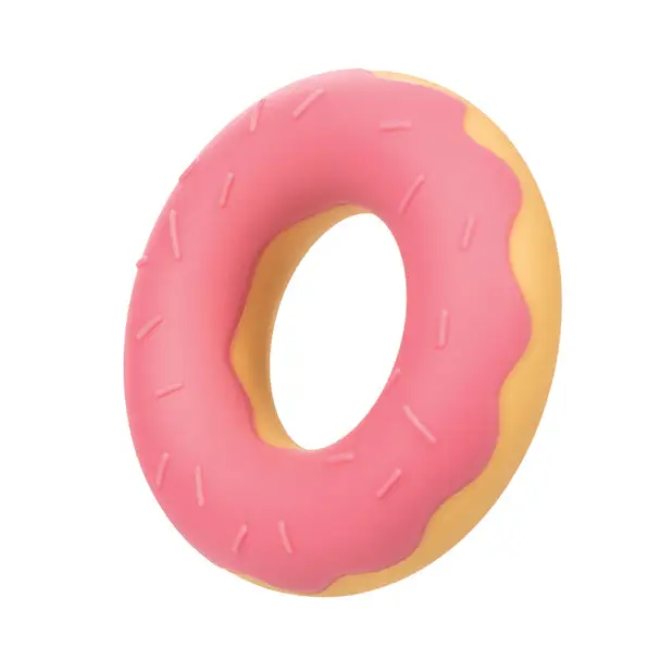 Naughty Bits Dickin’ Donuts Silicone Donut Cock Ring - Penis Enhancement