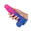 Naughty Bits Ombre Hombre XL Vibrating Dildo - Vibrators