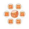 Naughty Bits Roll With It Icon Based Sex Dice - Games for Romance & Couples
