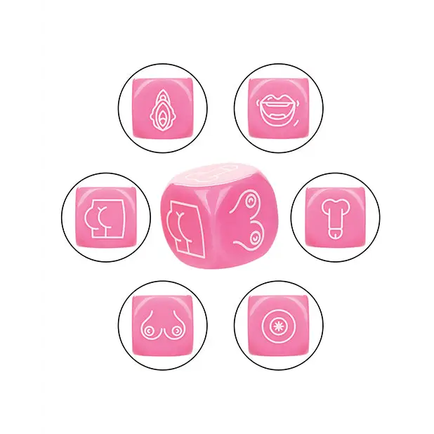Naughty Bits Roll With It Icon Based Sex Dice - Games for Romance & Couples