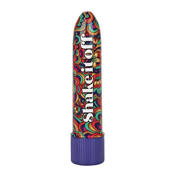 Naughty Bits Shake It Off Powerful Mini Vibrator - Multi Color - Stimulators