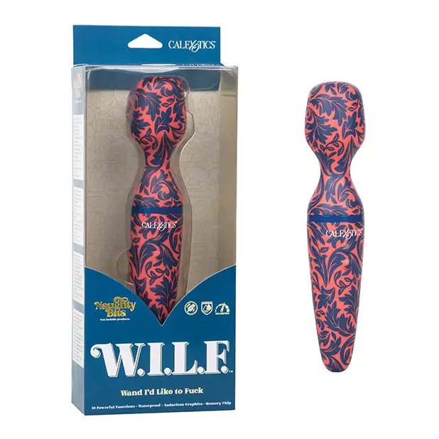 Naughty Bits W.I.L.F. Wand I’d Like to Fuck - Multi Color - Massage Products