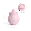 Nectar Clit Licking Rose Vibrator - Pink - Stimulators