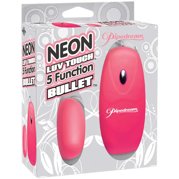 Neon Luv Touch Bullet - 5 Function Pink - Stimulators