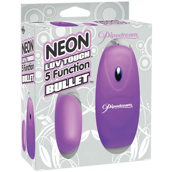 Neon Luv Touch Bullet - 5 Function Purple - Stimulators