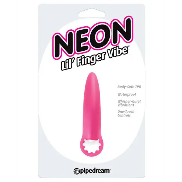 Neon Luv Touch Lil’ Finger Vibe - Pink - Stimulators