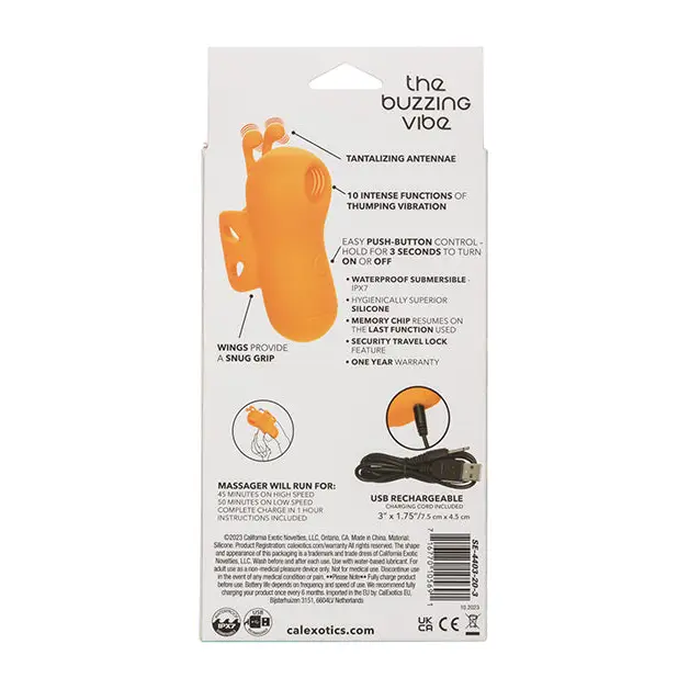 Neon Vibes The Buzzing Vibe - Orange - Stimulators