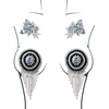 Neva Nude Burlesque Bohemian Rhapsody Jewel Reusable Silicone Pasties - Crystal O/S - Lingerie - Packaged