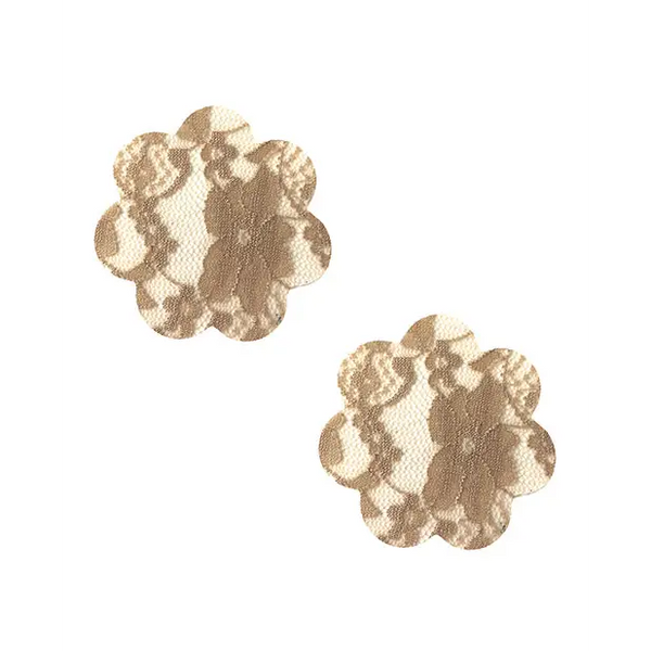 Neva Nude Lace Petal Flower Pasties - Nude O/S - Lingerie - Packaged
