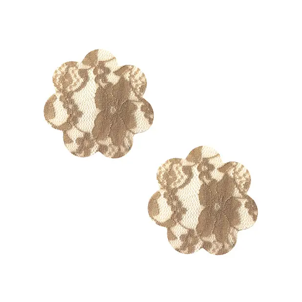 Neva Nude Lace Petal Flower Pasties - Nude O/S - Lingerie - Packaged