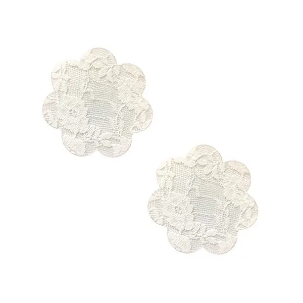 Neva Nude Lace Petal Flower Pasties - White O/S - Lingerie - Packaged