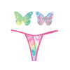 Neva Nude Naughty Knix Rainbow Sherbet Velvet G-String & Pasties - (Color Varies) Multi O/S - Lingerie - Packaged