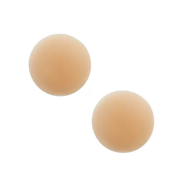 Neva Nude Nudie Patootie Skin Invisible Reusable Silicone Pasties - Nude O/S - Lingerie - Packaged