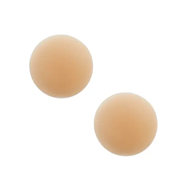 Neva Nude Nudie Patootie Skin Invisible Reusable Silicone Pasties - Nude O/S - Lingerie - Packaged