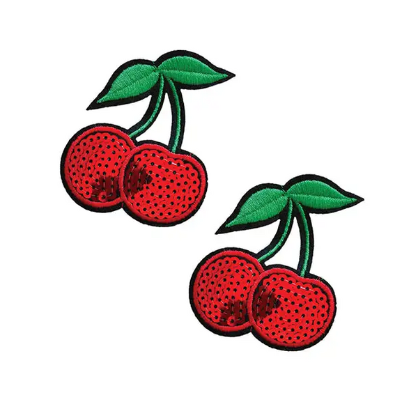 Neva Nude Sequin Cherry Pasties (2 Wears) - Red O/S - Lingerie - Packaged
