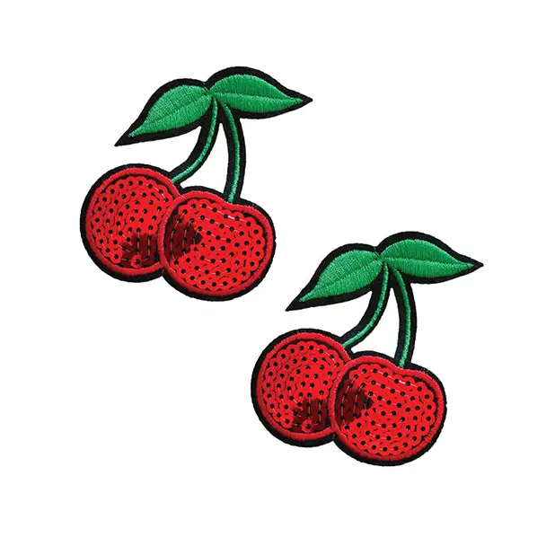 Neva Nude Sequin Cherry Pasties (2 Wears) - Red O/S - Lingerie - Packaged