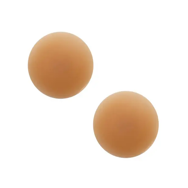 Neva Nude Yummy Skin Invisible Reusable Silicone Pasties - Mocha O/S - Lingerie - Packaged