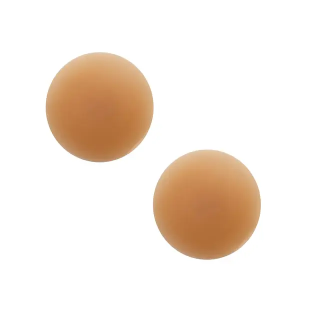 Neva Nude Yummy Skin Invisible Reusable Silicone Pasties - Mocha O/S - Lingerie - Packaged