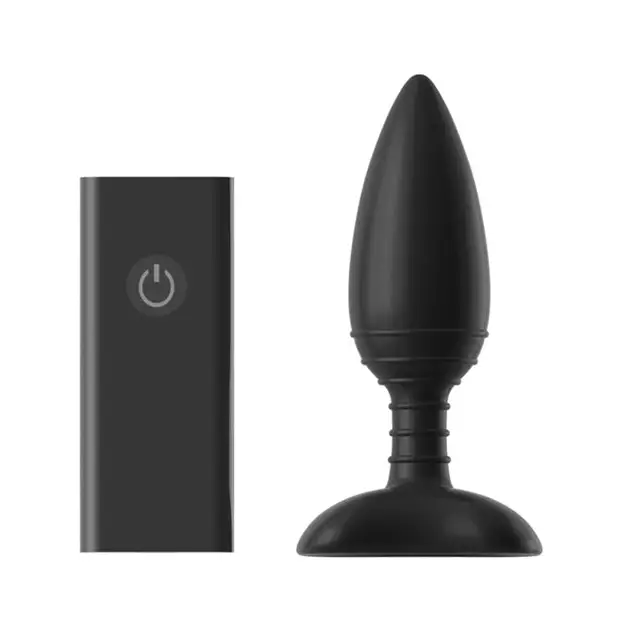 Nexus Ace Remote Control Butt Plug Small - Black - Anal Products