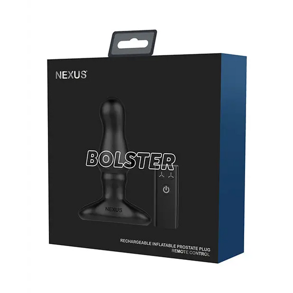 Nexus Bolster Butt Plug w/Inflatable Tip - Black - Anal Products