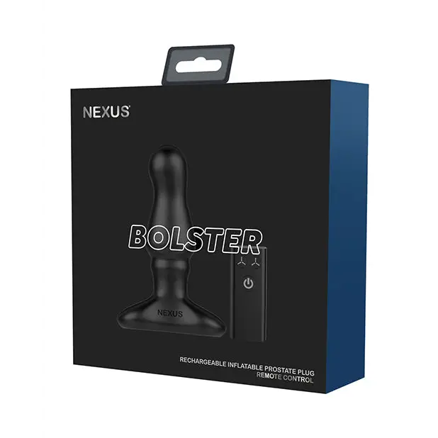 Nexus Bolster Butt Plug w/Inflatable Tip - Black - Anal Products