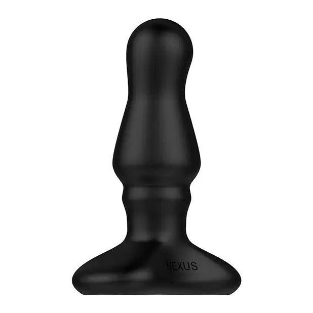 Nexus Bolster Butt Plug w/Inflatable Tip - Black - Anal Products