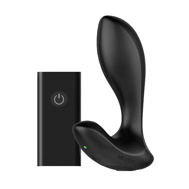 Nexus Duo Vibrating Butt Plug - Black - Anal Products