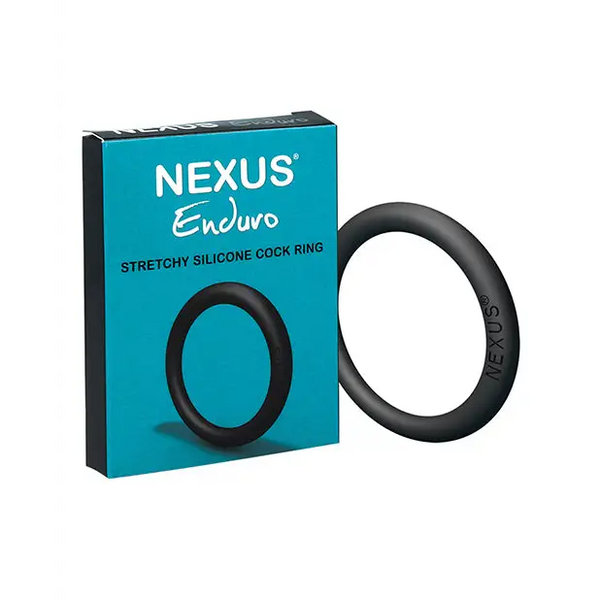 Nexus Enduro Silicone Cock Ring - Black - Penis Enhancement