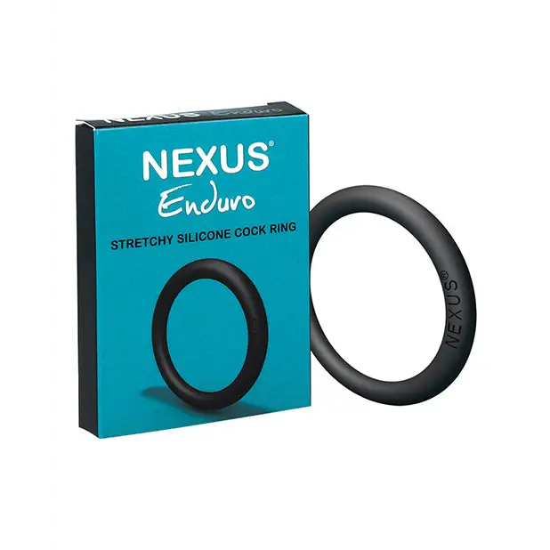 Nexus Enduro Silicone Cock Ring - Black - Penis Enhancement