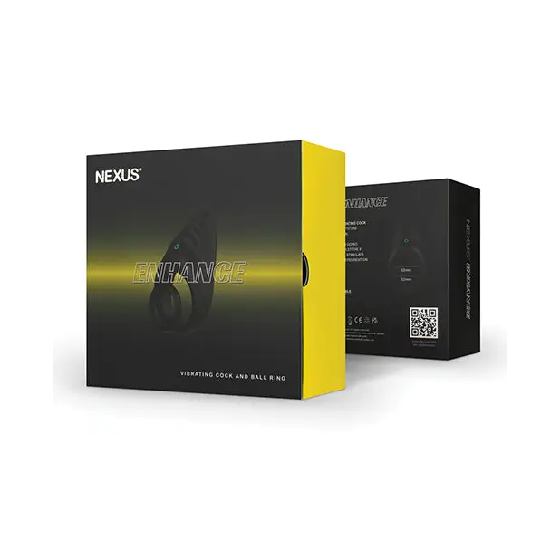 Nexus Enhance Cock & Ball Ring - Black - Penis Enhancement