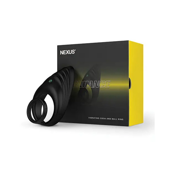 Nexus Enhance Cock & Ball Ring - Black - Penis Enhancement