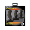 Nexus G Play Trio Rechargeable Massagers - Black - Anal Products
