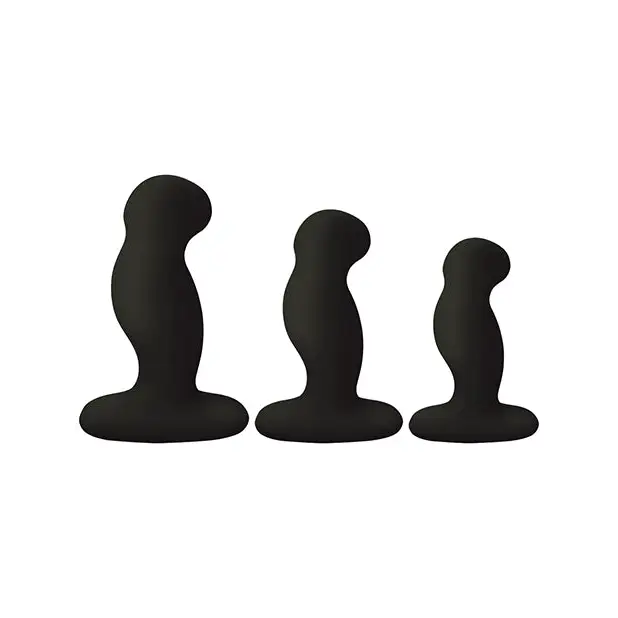 Nexus G Play Trio Rechargeable Massagers - Black - Anal Products