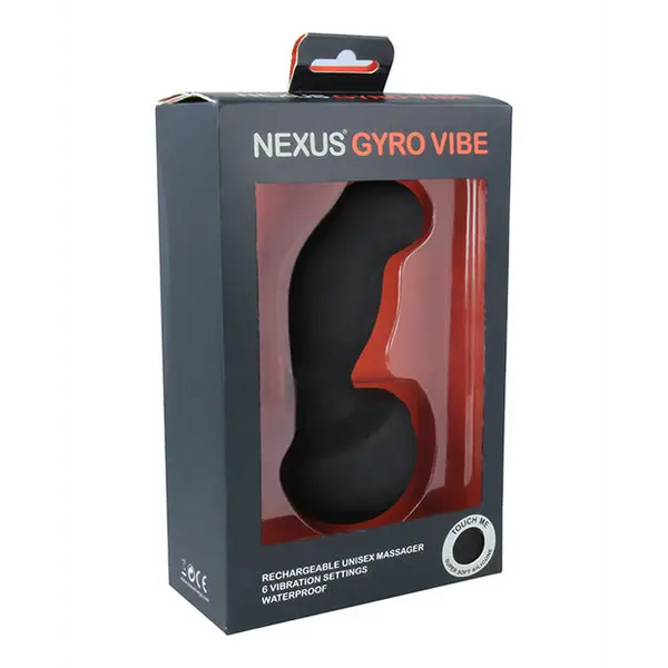 Nexus Gyro Vibe Unisex Rocker - Black - Anal Products