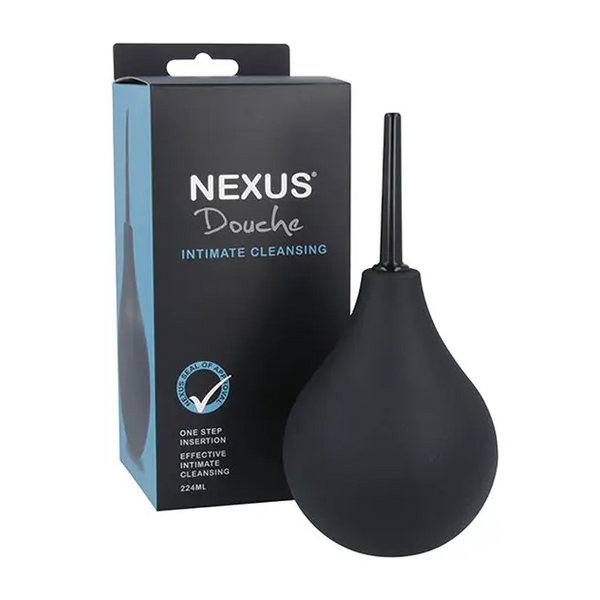 Nexus Non-Return Valve Anal Douche - 224 ml Black - Anal Products