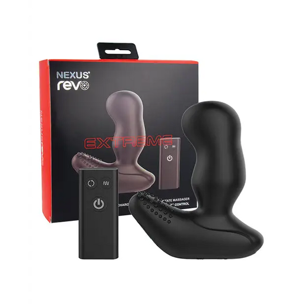 Nexus Revo Extreme Rotating Prostate Massager - Black - Anal Products