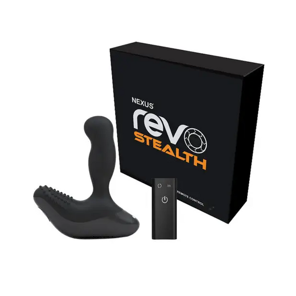 Nexus Revo Stealth Remote Control Rotating Prostate Massager - Black - Anal Products