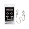 Nipple Grips 4-Point Nipple Press with Bells - Silver - Bondage Blindfolds & Restraints