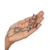 Nipple Grips 4-Point Nipple Press with Bells - Silver - Bondage Blindfolds & Restraints