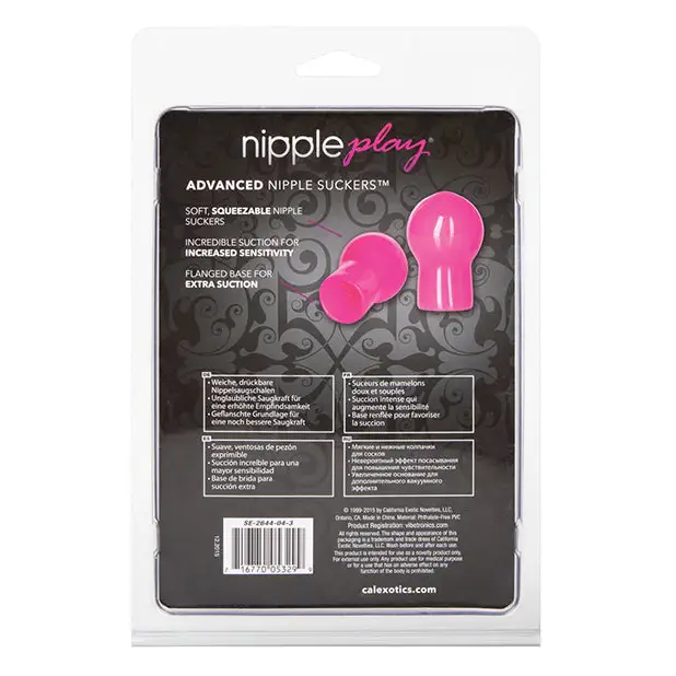 Nipple Play Advanced Nipple Suckers - Pink - Stimulators
