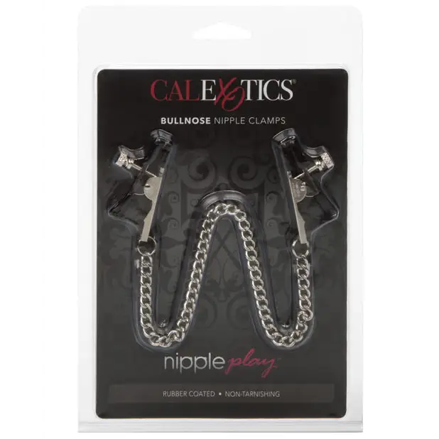 Nipple Play Bull Nose Nipple Jewelry - Silver - Bondage Blindfolds & Restraints